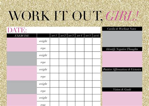 Printable Workout Calendar 2023